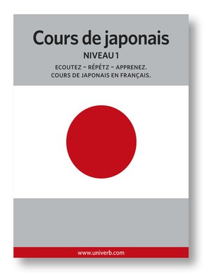 cover image of Cours de japonais